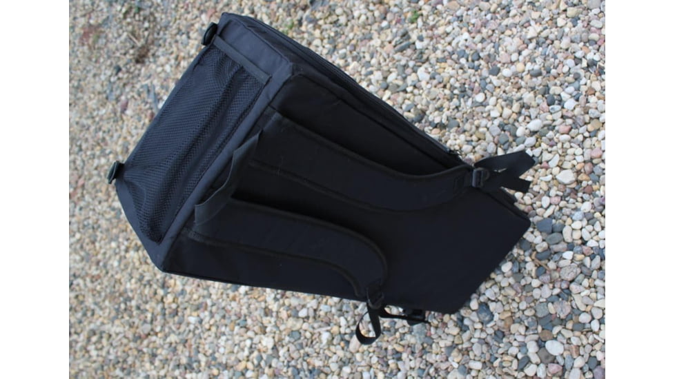 Vexan Ice Fishing Rod &amp; Tackle Bag 35 in includes 2 Free Tackle Boxes, Black/Blue, 35 in, VI-Semi-Hard-Bag