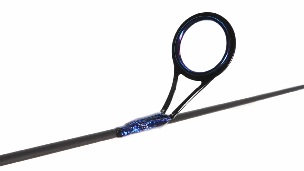 Vexan Ice Fishing Rods, 24 in, Light Spinning, Black/Blue, VI24S-L