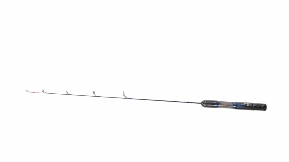 Vexan Ice Fishing Rods, 32 in, Medium, Spinning, Black/Blue, VI32S-M