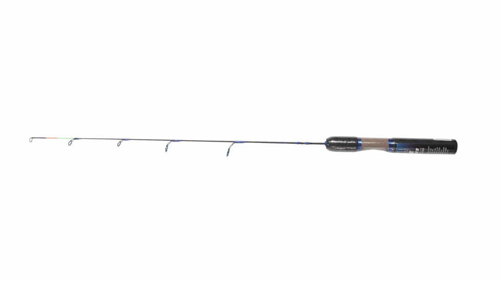 Vexan Ice Fishing Rods, 32 in, Ulta Light, Spinning, Black/Blue, VI32S-UL