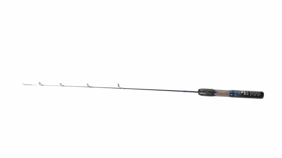 Vexan Ice Fishing Rods, 32 in, Ulta Light, Spinning, Black/Blue, VI32S-UL