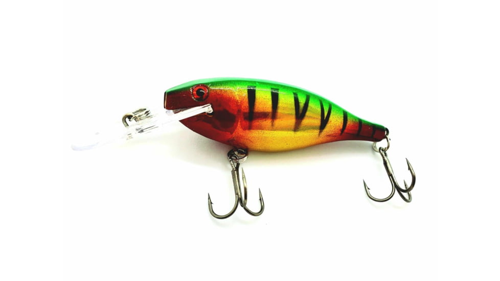Vexan Rattlin LIL-Super Cisco Trolling &amp; Crankbait lures, Chrome Perch, 1/3 oz, LSC-3