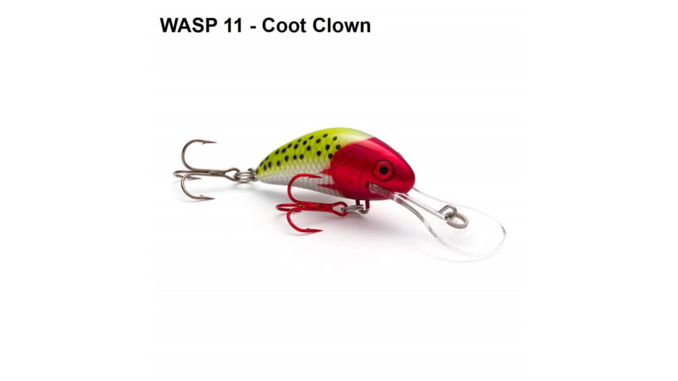 Vexan Rattlin Wasp Trolling /Cast Crankbait No4, Coot Clown, 1/16 oz, RW4-11