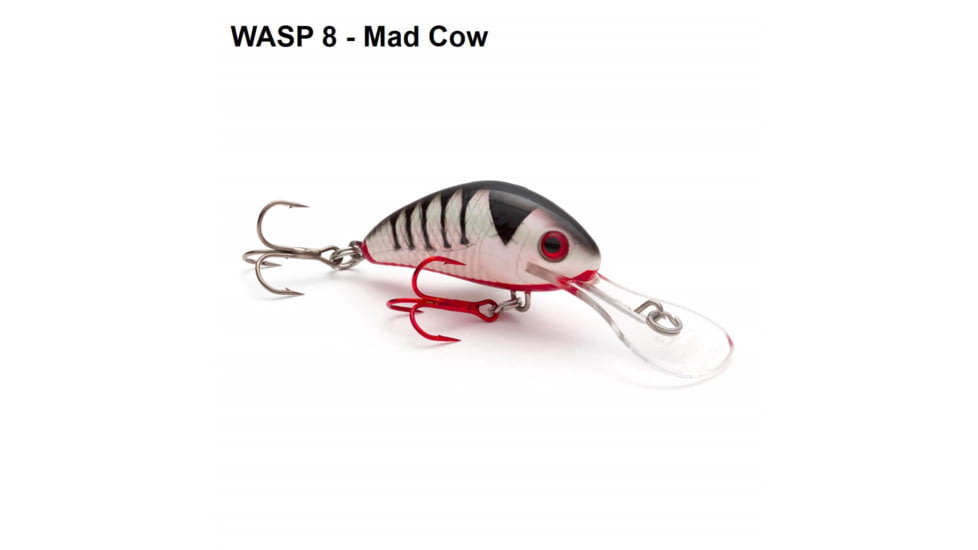 Vexan Rattlin Wasp Trolling /Cast Crankbait No4, Mad Cow, 1/16 oz, RW4-8