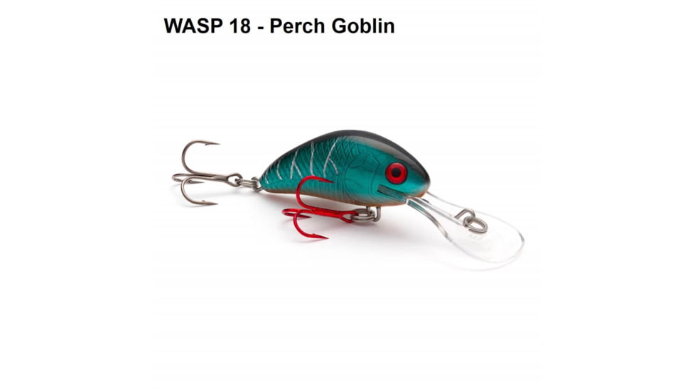 Vexan Rattlin Wasp Trolling /Cast Crankbait No5, Perch Goblin, 1/4 oz, RW5-18