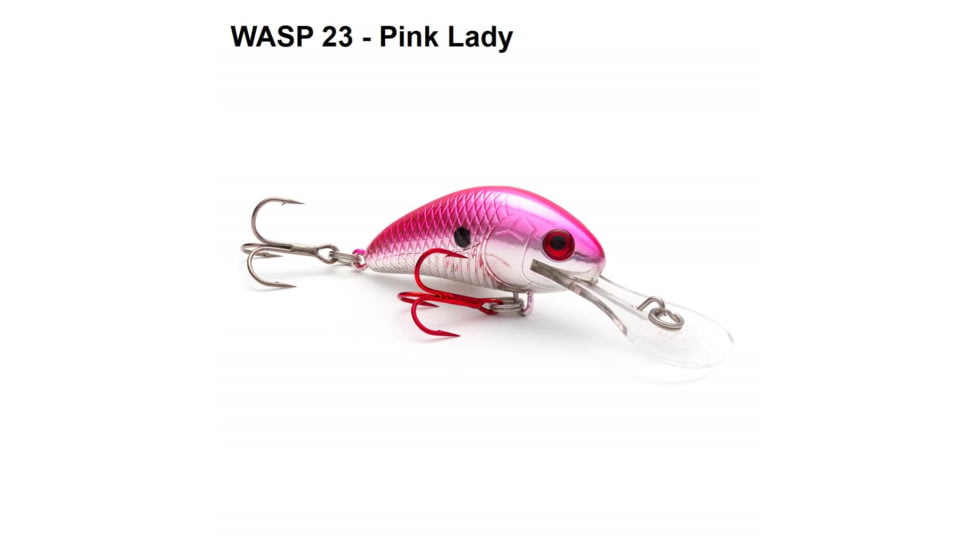 Vexan Rattlin Wasp Trolling /Cast Crankbait No5, Pink Lady, 1/4 oz, RW5-23