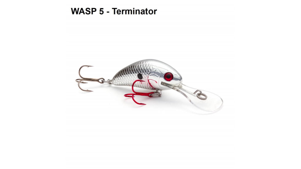 Vexan Rattlin Wasp Trolling /Cast Crankbait No5, Terminator, 1/4 oz, RW5-5