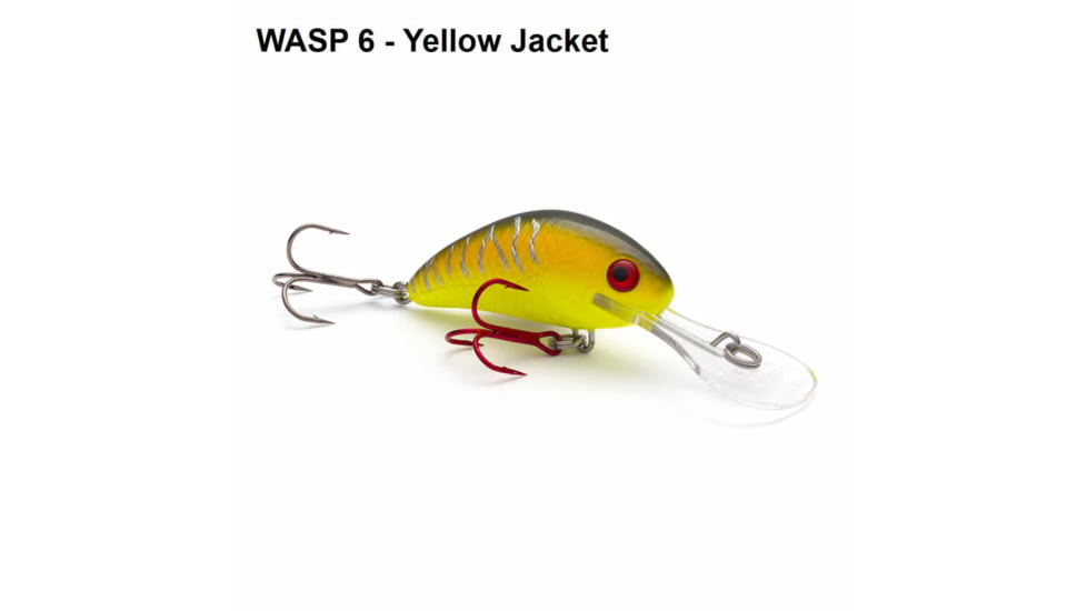 Vexan Rattlin Wasp Trolling /Cast Crankbait No5, Yellow Jacket, 1/4 oz, RW5-6