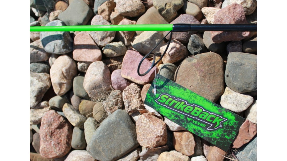 Vexan StrikeBack Rods, Medium Heavy Spinning, 7 ft, Black/Green, SB-7MH-S