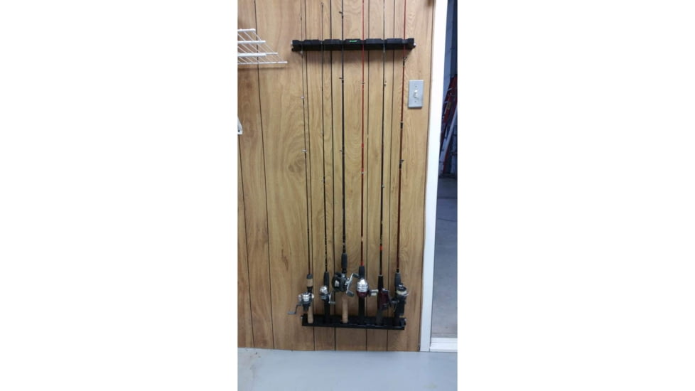 Vexan Super 6 Fishing Rod Rack, Black, Large, BB-Q845-9NTN