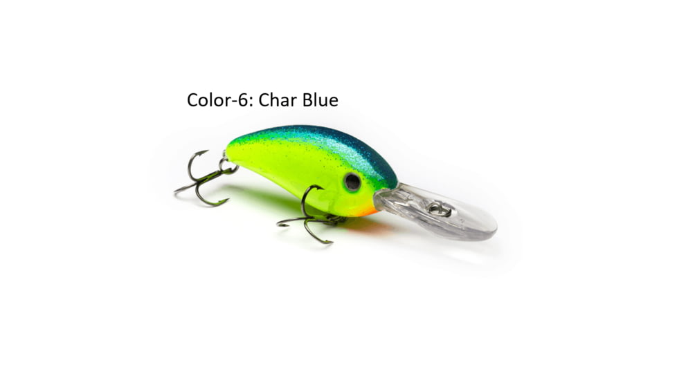Vexan Vern Stonerollers Deep Dive Crankbait, Char Blue, 3/4 oz, VSR-6
