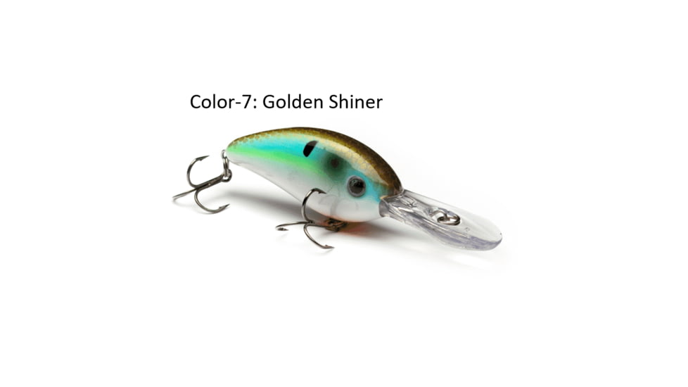 Vexan Vern Stonerollers Deep Dive Crankbait, Golden Shiner, 3/4 oz, VSR-7