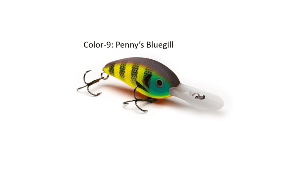 Vexan Vern Stonerollers Deep Dive Crankbait, Pennys Bluegill, 3/4 oz, VSR-9