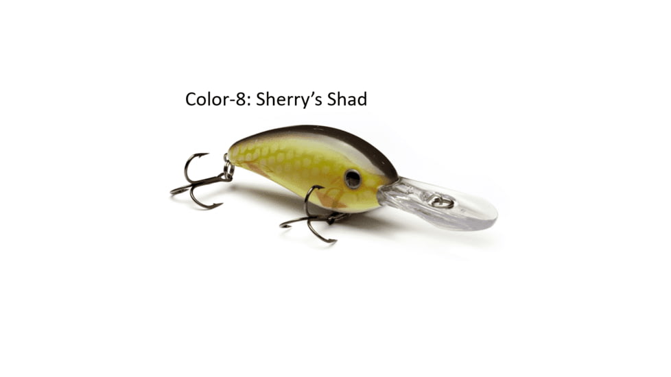 Vexan Vern Stonerollers Deep Dive Crankbait, Sherrys Shad, 3/4 oz, VSR-8