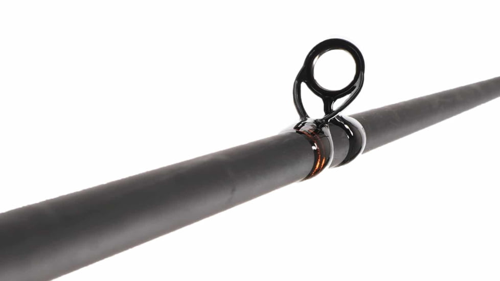 Vexan Walleye Rods, 6 ft 6 in, Medium Light Fast Tip Spinning, Black/Orange, VW66S-ML-F