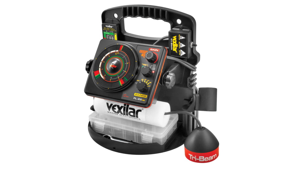 Vexilar Fl 22 HD Pro Pack II With Tri Beam Ice-Ducer, PP22TRI