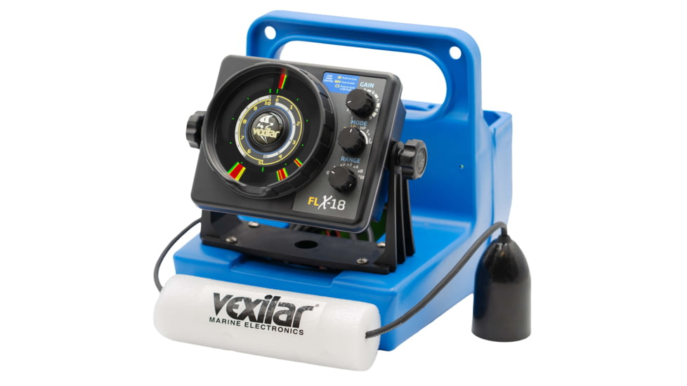 Vexilar FLX-18 Genz Pack w/ 12 Degree Ice-Ducer / DD-100, Black, GPX1812