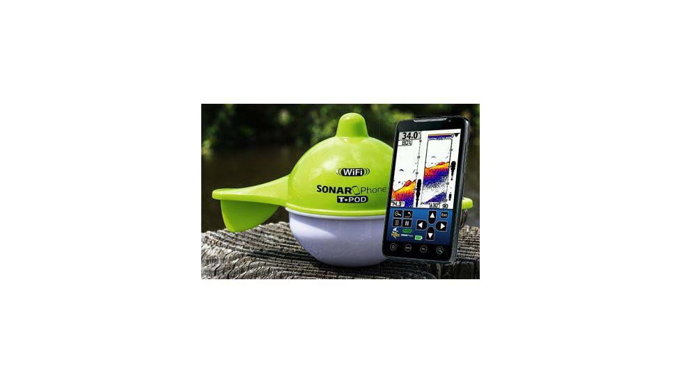 Vexilar SonarPhone w/ Transducer Pod, Green, Regular, SP100