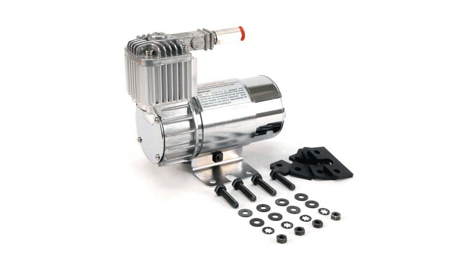 VIAIR 100C Compressor w/Omega Bracket, Chrome, 10016
