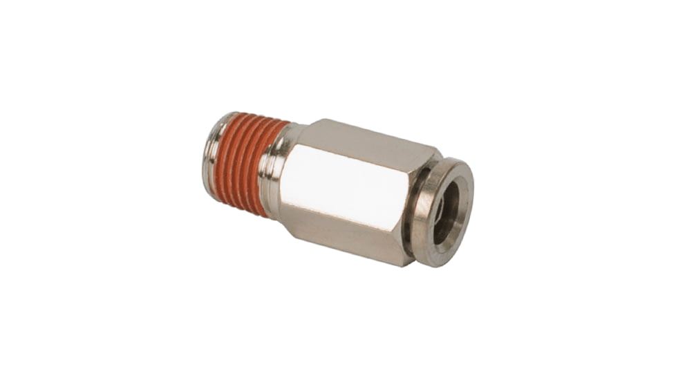 VIAIR 1/8in NPT M to 1/8in Airline Straight Fitting, 2 pcs, 11866