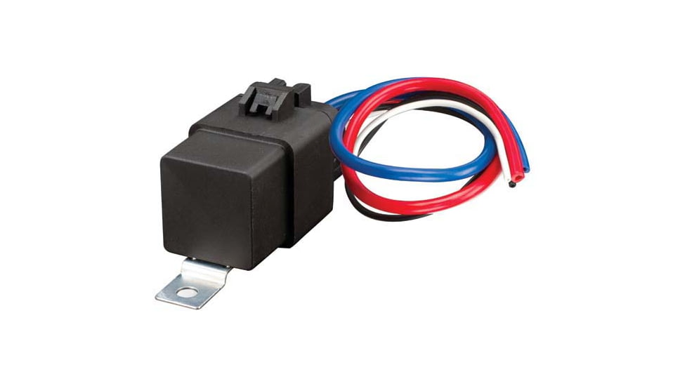 VIAIR 40 Amp Sealed 4-prong relay with pre-wired female socket, 12v, IP66, 93944