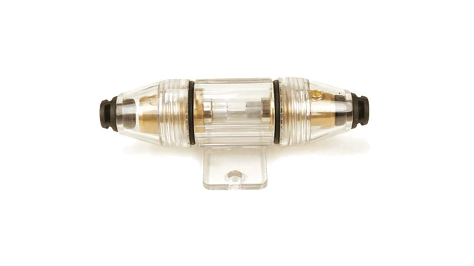 VIAIR Fuse Holder w/Mounting Tabs, For 20-to 60-Amp Glass Tube Fuse, 8 Gauge Wire, 92952