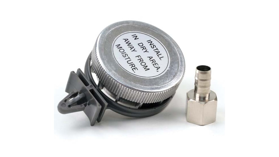VIAIR Remote Inlet Air Filter Assembly, Metal Housing, 1/4in x 3/8in Tube Fitting, NPT, 92631