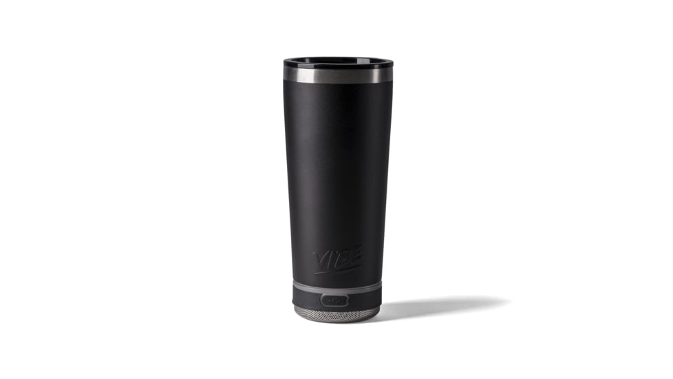Vibe Vibe Tumbler Speaker w/ Attachment, Black, 18oz, SPKR-18-BLK