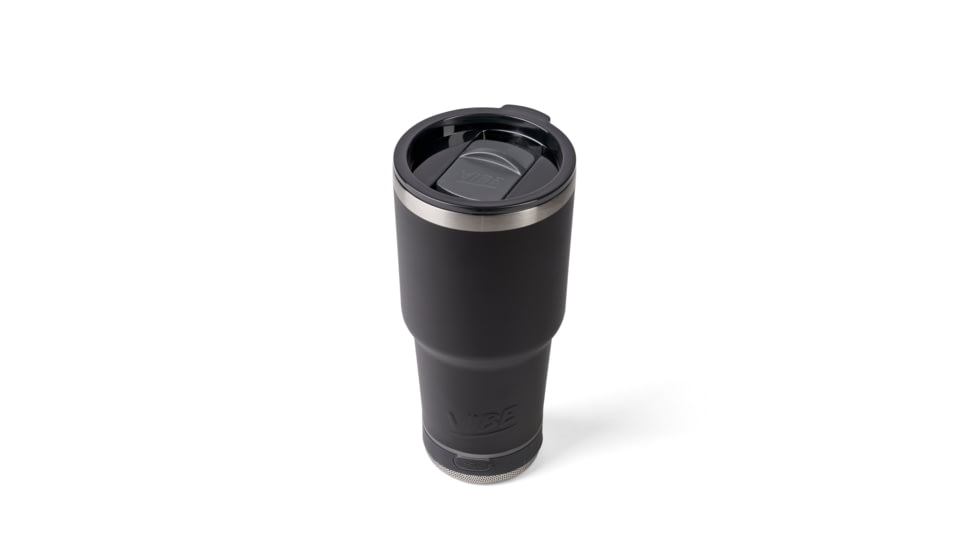Vibe Vibe Tumbler Speaker w/ Attachment, Black, 28oz, SPKR-28-BLK