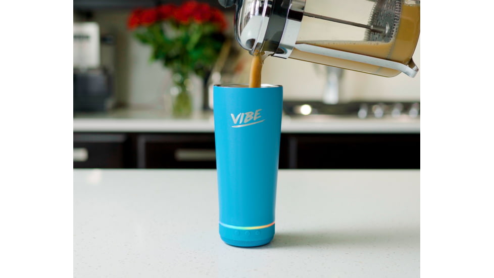 Vibe Vibe Tumbler Speaker w/ Attachment, Red, 28oz, SPKR-28-RED