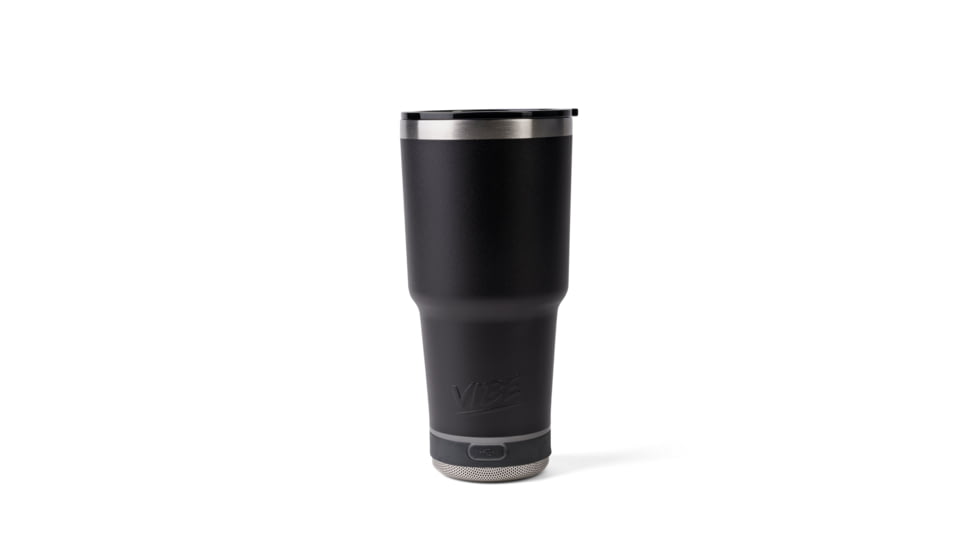 Vibe Vibe Tumbler Speaker w/ Attachment, Black, 28oz, SPKR-28-BLK