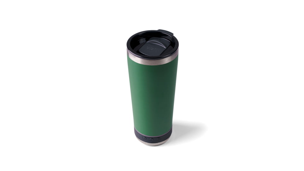 Vibe Vibe Tumbler Speaker w/ Attachment, Dark Green, 18oz, SPKR-18-DGRN