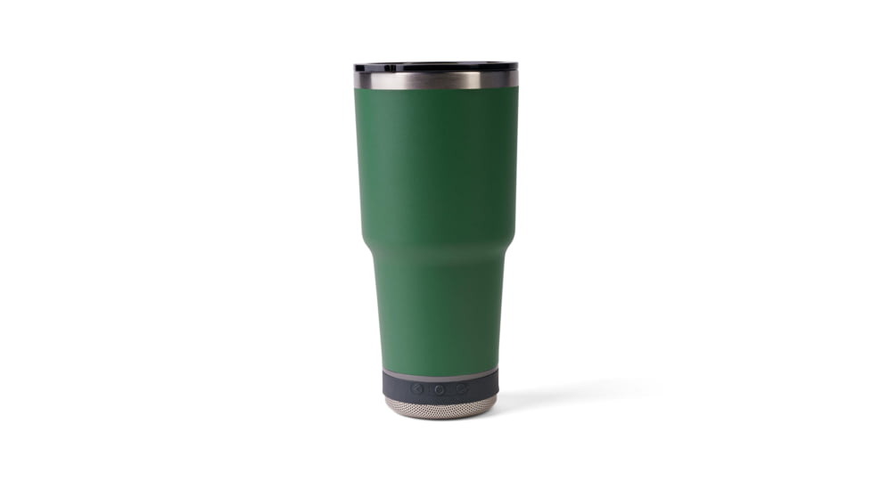 Vibe Vibe Tumbler Speaker w/ Attachment, Dark Green, 28oz, SPKR-28-DGRN