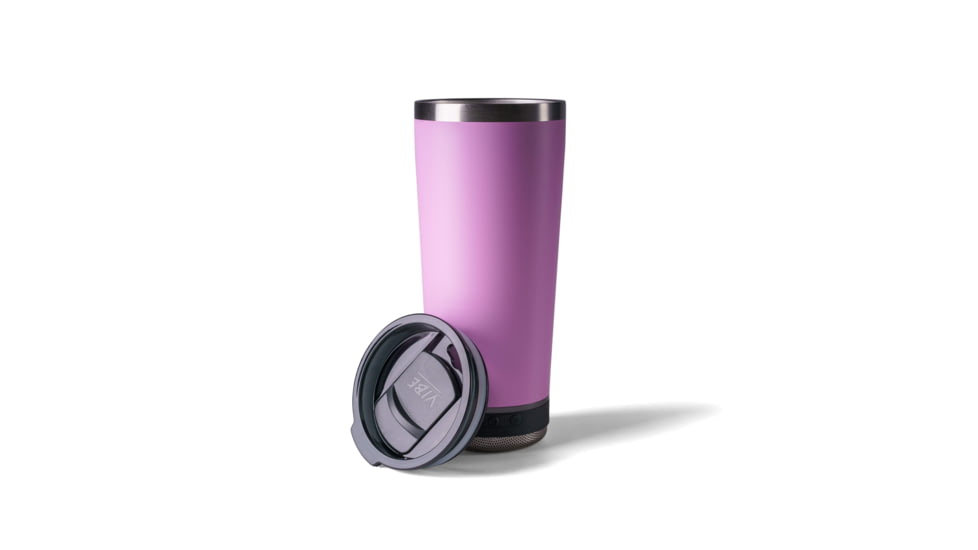 Vibe Vibe Tumbler Speaker w/ Attachment, Pink, 18oz, SPKR-18-PINK