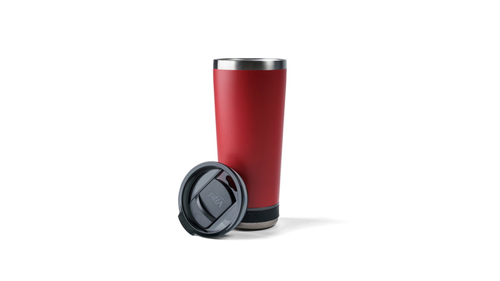 Vibe Vibe Tumbler Speaker w/ Attachment, Red, 18oz, SPKR-18-RED