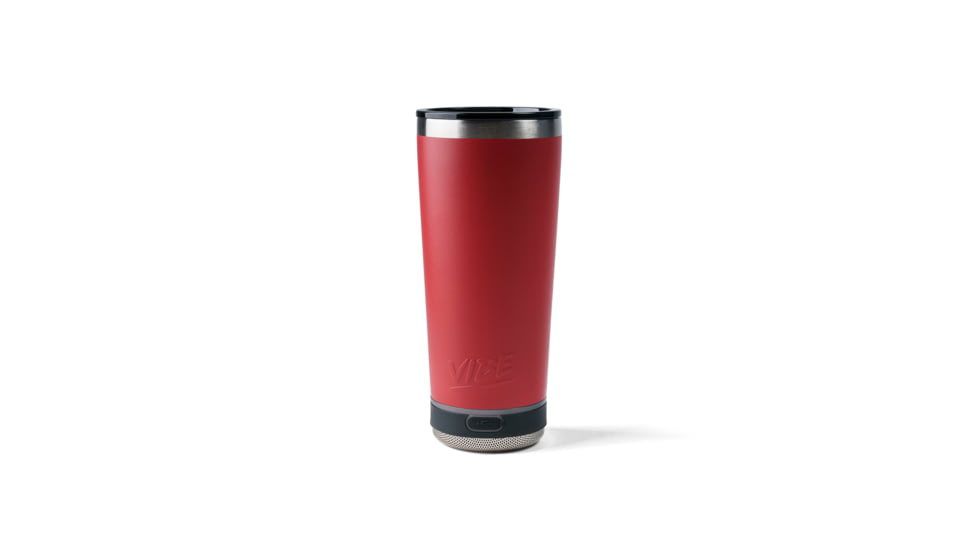 Vibe Vibe Tumbler Speaker w/ Attachment, Red, 18oz, SPKR-18-RED