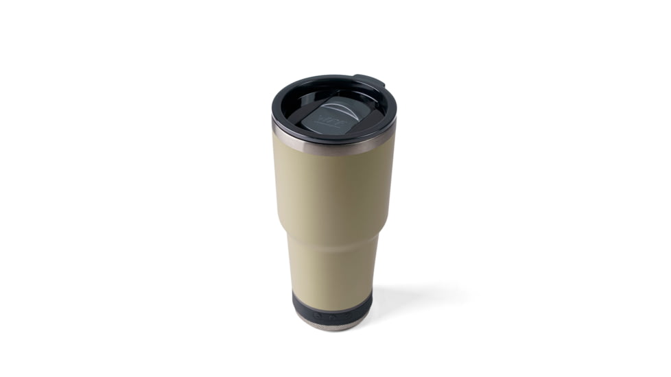 Vibe Vibe Tumbler Speaker w/ Attachment, Sandstone, 28oz, SPKR-28-SNDST