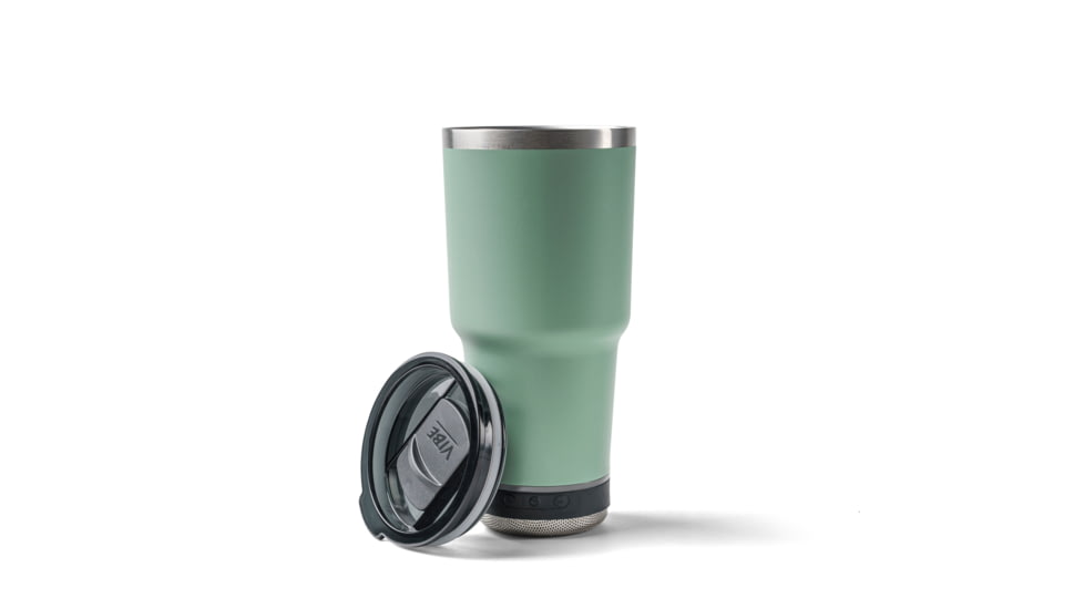 Vibe Vibe Tumbler Speaker w/ Attachment, Seafoam, 28oz, SPKR-28-SEAF