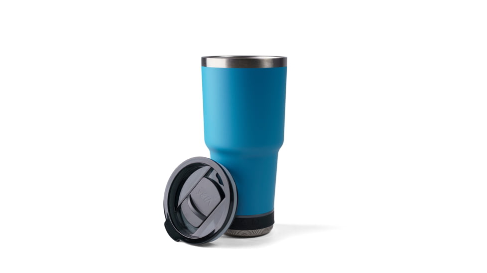 Vibe Vibe Tumbler Speaker w/ Attachment, Water Blue, 28oz, SPKR-28-WBLU