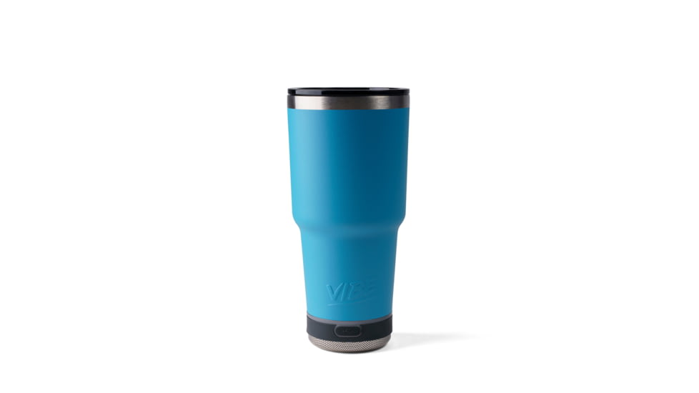 Vibe Vibe Tumbler Speaker w/ Attachment, Water Blue, 28oz, SPKR-28-WBLU