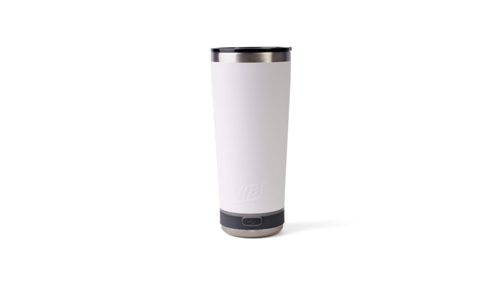 Vibe Vibe Tumbler Speaker w/ Attachment, White, 18oz, SPKR-18-WHT