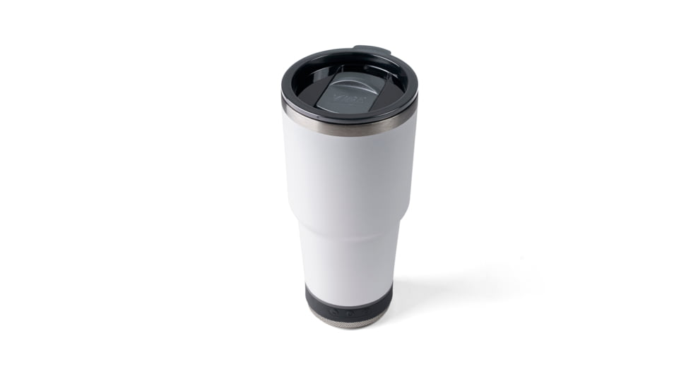 Vibe Vibe Tumbler Speaker w/ Attachment, White, 28oz, SPKR-28-WHT