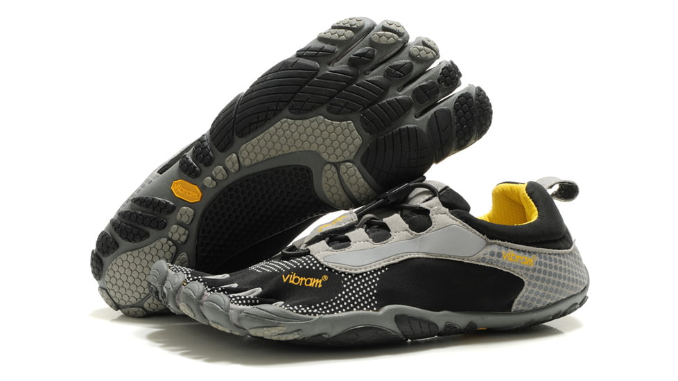 Vibram FiveFingers Bikila LS Road Running Shoe - Men's-Black/Grey-Medium-39