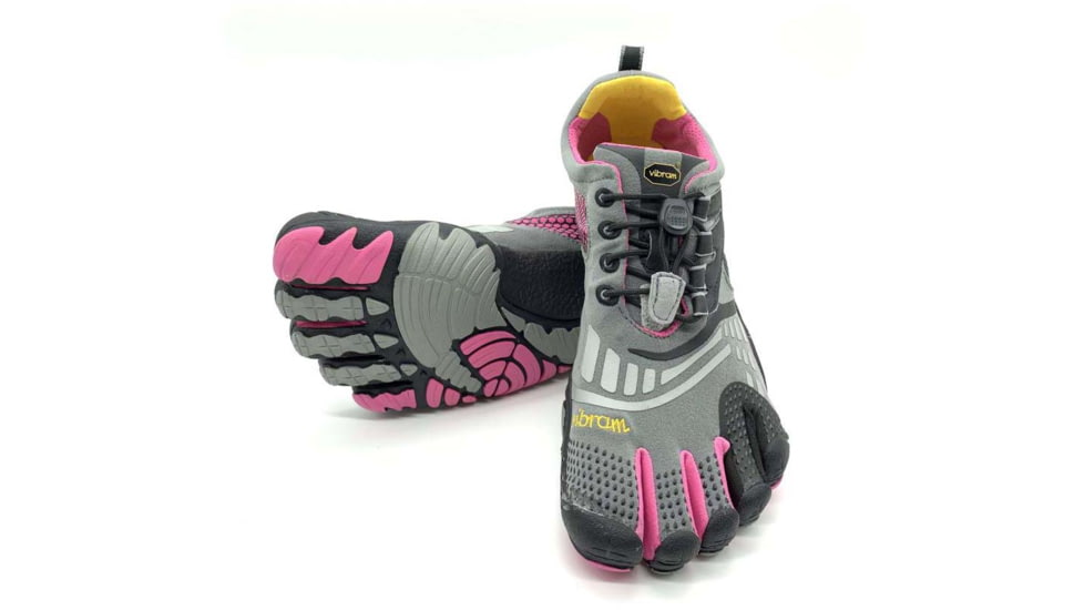 Vibram FiveFingers KMD Sport LS - Womens, Grey/Black/Pink, 36 EU, W375336