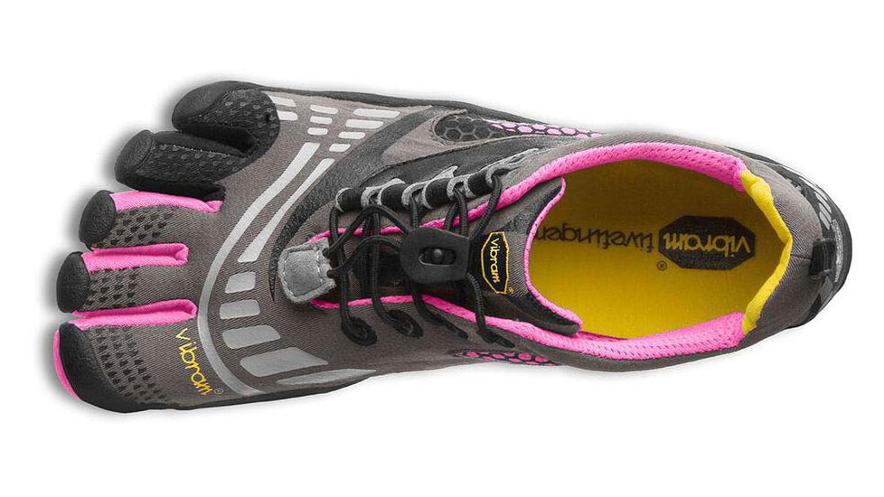 Vibram FiveFingers KMD Sport LS - Womens, Grey/Black/Pink, 36 EU, W375336