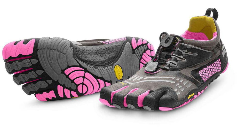 Vibram FiveFingers KMD Sport LS - Womens, Grey/Black/Pink, 36 EU, W375336