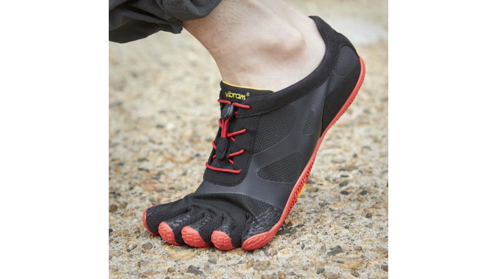 Vibram FiveFingers KSO EVO - Mens, Black/Red, 40 EU, 18M070140