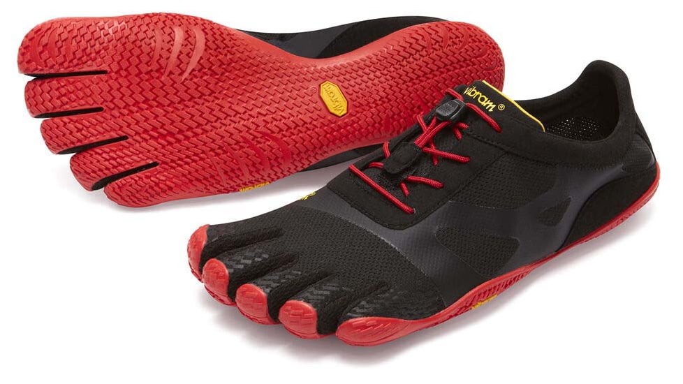Vibram FiveFingers KSO EVO - Mens, Black/Red, 40 EU, 18M070140