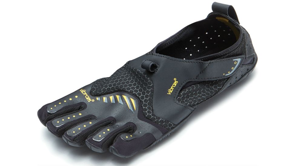Vibram FiveFingers Signa Watersport Shoe - Men's-Black/Yellow-Medium-42