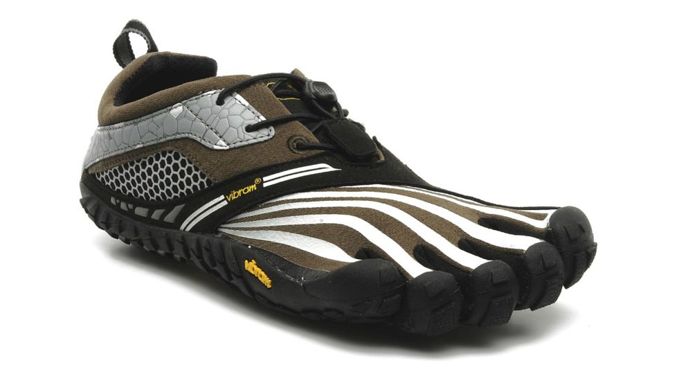 Vibram FiveFingers Spyridon LS Trail Running Shoe - Men's-Military Green/Grey/Black-41